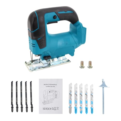 Weytoll Jig Saw, Wood Saw, Electric Jigsaw for Wood Plastic Metal Cutting