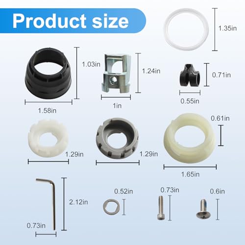 Moen Faucet Repair Kit 93980 - Replacement Single Handle Mechanism for Kitchen Parts