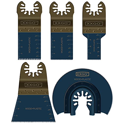 XXGO 120 Pcs Oscillating Multi Tool Blades Accessories Kits XG1201 - size: Multi-Size Accessory Kit - 120 Pcs