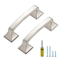 30 Pack Kitchen Cabinet Handles 3 Inch Brushed Nickel Cabinet Pulls - color: Brushed Nickel, size: 3 Inch Hole Centers