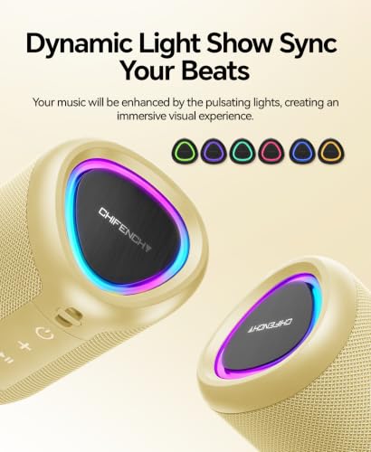 Portable Bluetooth Speaker Beach Essentials: IPX5 Waterproof for Outdoor - color: Yellow