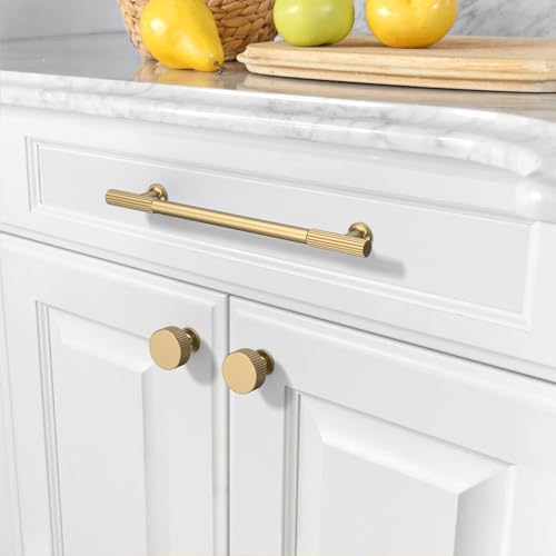 Asidrama 10 Pack 6.3 inch Champagne Bronze Kitchen Cabinet Handles - color: Champagne Bronze, size: 6.3" Hole Center