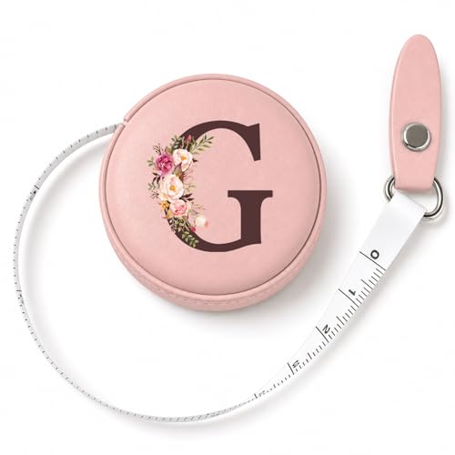 Maicican Retractable Tape Measure, Pink Leather Sewing Measuring Tape, G - color: Tape Measure-Pink G