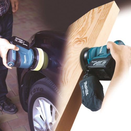 Makita DBO180Z Cordless Body Only Cordless 18 V Li-ion Random Orbit Sander, 125 mm by Makita