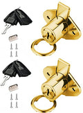 XIEHE 801 Office Furniture Drawer Lock Cabinet Door Locker with 2 Keys (2 Packs, Gold, keyed different2) - color: Gold, 2PACK, size: 801 Keyed Different