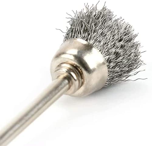 45 Pcs Stainless Steel Wheel Wire Brush Set 1/8" Shank Rotary Tool - style: 45PCS MIX