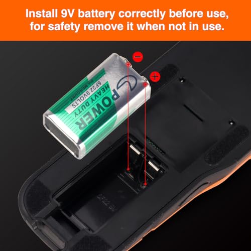 Wall Scanner 6 in 1 Stud Finder HD LCD for Wood Metal AC Wire