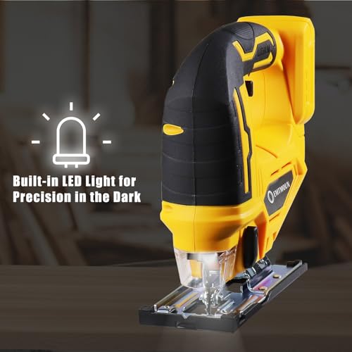 Cordless Jig Saw Compatible with Dewalt 20V Max Battery