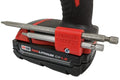 Magnetic Bit Holder fits Milwaukee M18 Drill & Impact Driver - Open-Ended Pass-Through for Long Bits (Red) - Galactic Gadgets - color: Red