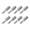 uxcell M3x10mm to M5x10mm Double End Threaded Stud Screw Bolt, 8Pcs 304 Stainless Steel Thread Reducer Adapter for Furniture Machinery Assembly Fastener - size: M3x10mm to M5x10mm