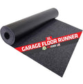 Drymate Garage Floor Runner Mat, (18' x 2'6"), Protects Surfaces, Absorbent, Waterproof, Slip-Resistant, Quick Dry Carpet Fabric, Trimmable & Washable (USA Made) (Charcoal) - size: 18' x 2'6" (1-Pack)