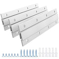 French Cleat Picture Hanger, 6 Inch Aluminum Z Hanger, 3 Pairs - size: 6inch-3Pairs, style: Standard thick