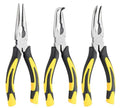 3pcs 8inch Reach Needle Nose Pliers Set for Narrow Spaces