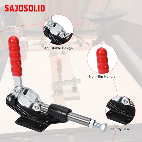 1-Pack, 304H Push Pull Toggle Clamp, 1,499 lb Holding Capacity - style: 304H,1PK