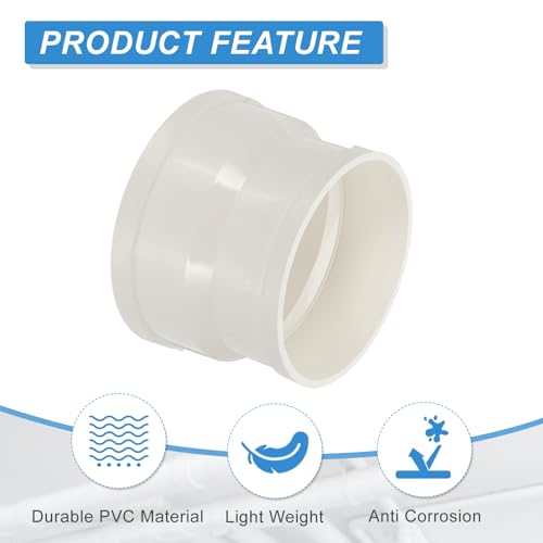 PATIKIL 180mm to 160mm Duct Reducer PVC Pipe Increaser Adapter Airflow Tube - size: 180mm to 160mm