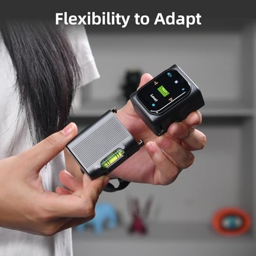 HOZO M-Cube Laser Measuring Tool Adaptor 03 Bilateral Laser+,328ft/100m Modular Dual Laser Distance Meter with Bluetooth App and M-Green Cross Line, Ideal for Surveying,Construction, DIY Projects - style: 03 Bilateral Laser+ Adaptor
