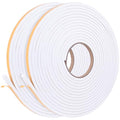 Kikerike Self Adhesive Foam Tape Weatherstrip 1/4In x 1/4In x 33Ft High Density Foam Insulation Strips Seal Weather Stripping with Strong Adhesive for Door and Window Sound Isolation Soundproofing - size: 1/4in x 1/4in x 33Ft