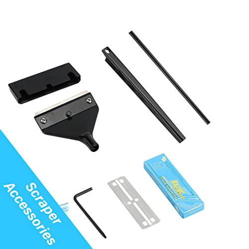 Vimvins Algae Scraper for Glass Aquarium,Aquarium Razor Scraper with 10 Replaceable Blades,Aquarium Cleaning Tools. - size: 16.5 Inch
