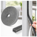 Brush Weather Stripping, 33 Ft, Gray, 0.35" W x 0.6" H - size: 33Feet x 0.6in Brush x 0.35in Backing