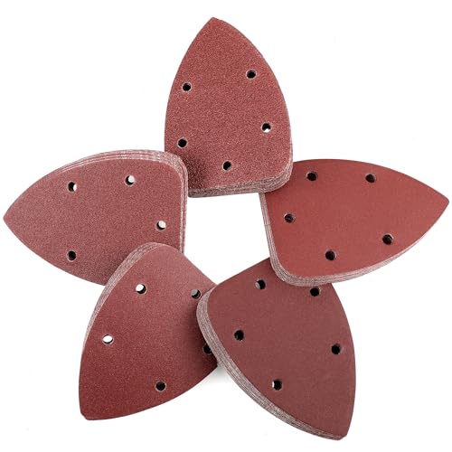 WORKPRO Mouse Sander Pads, 5-Hole Detail Sandpaper, 150 Pack - style: Mouse Sander Pads