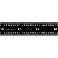 PEC Tools 24 Inch Flexible Metal Rule, Designed for High-Accuracy Industrial Environments, Made in USA - color: Black Chrome-Flexible, size: 24"