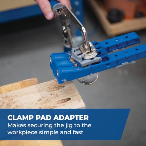 Kreg Pocket-Hole Jig 320 with Classic 2 Inch Face Clamp, KPHJ320-22