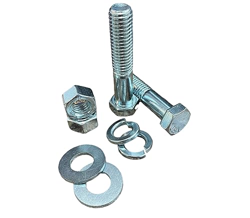 2,510 Piece Grade 5 Coarse Thread Bolts Hex Bolts, Hex Nuts, Lock Washer & Flat Washer Assortment Kit Fasteners Only