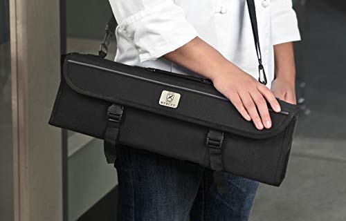 Mercer Culinary 10-Pocket Knife Case , Black - style: 10-pocket Knife Case