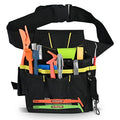 EHDIS Wrapping Tool Pouch with Belt Waist Waterproof Oxford Small Tool Organizer Tool Bag Utility Gadget Tool Holder with Multi Pocket for Car Tools
