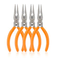 Rongon 5in Small Needle Nose Pliers,Long Nose Plier, Jewelry Plier Tool - size: 4Pcs