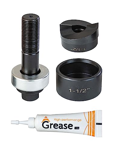1-1/2" Conduit Knockout Punch with Manual Draw Stud 1.95" Hole - style: 1-1/2" knockout punch