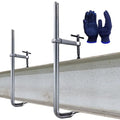2-Pack Heavy Duty 20"(500x120mm) F-Clamp w/ 4-3/4" Throat Depth, Bar Size 1"x15/32", 1400LB Clamping Force, Drop Forged Steel Bar Clamps for Wood, Metal, Pipe, Welding and DIY Projects - size: 20" x 4-3/4"D - 2PC, style: 1400LB