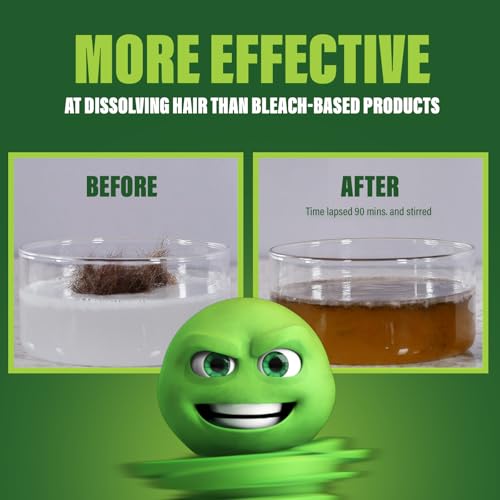 Green Gobbler Industrial Strength Grease and Hair Drain Clog Remover | Drain Cleaner Gel | Safe for Pipes, Toilets, Sinks, Tubs, Drains & Septic Systems | 1 Gallon
