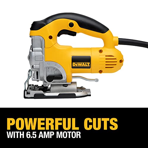 DEWALT DW331KR Heavy-Duty 6.5 Amp Top Handle Jig Saw (Renewed)