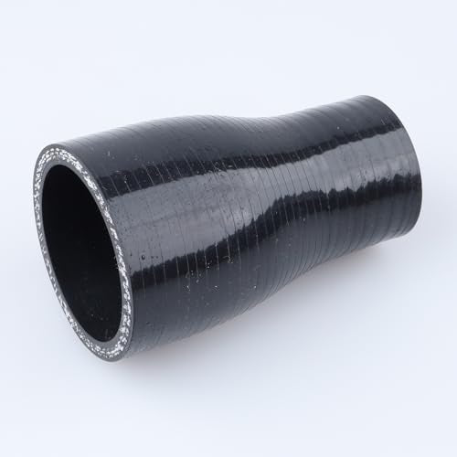AC PERFORMANCE ID 1.5" to 1-1/8" Straight Silicone Hose Reducer Black - color: Black, size: ID 1.5" to 1-1/8" (38mm to 28mm)