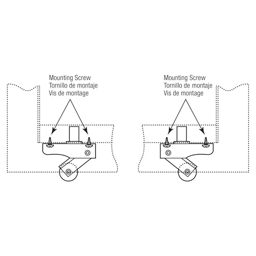 Prime-Line B 701 1 In. Nylon Screen Door Roller, for Bay Mills Doors (2 Pack) - style: platic