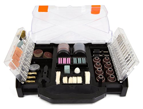 WEN 230151A 150-Piece Rotary Tool Accessory Kit with Carrying Case - size: 150 Pieces