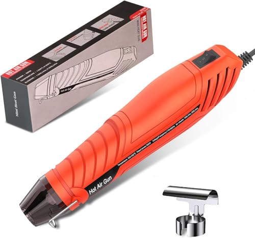 LDK Heat Gun for Crafting, Mini Dual Temp Hot Air Gun Tool - color: Red