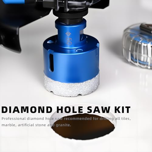 13 Pcs Diamond Core Hole Saw & Carbide Drill Bits Set 6-68 Mm M14 Threads