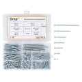 205-Piece Screw Assortment Kit, Phillips and Flat Head Wood Screws Drywall Screws Multi-Size for Home Repair DIY