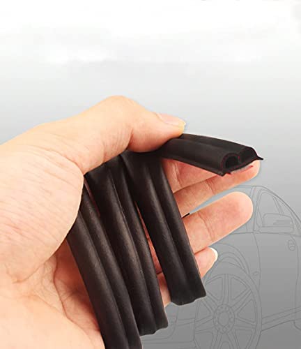 52.4Ft Universal Self Adhesive Weather Seal Strip for Auto, 51/100 x 1/5 Inch Thick, Car Door & Window Weatherstrip with Engine Cover (2 Rolls, 26.2 Ft Each) - size: 52.4 Feet Long