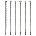 6-Pack SDS Plus 5/8 inch x 8 inch Rotary Hammer Drill Bits, Carbide Tipped for Brick, Stone and Concrete (5/8'' x 8'') - size: 5/8''x8'' (6-Pack)