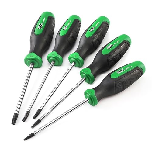 SK 5-Piece Star Screwdriver Set, Magnetic Screwdriver Set, S2 Steel - style: Star
