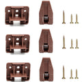 Surf Turtle 6Sets Center Mount Drawer Track Guide Glides Replacement Parts - style: 3 Pack/Classic