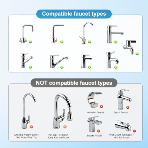 Faucet Aerator 4 Modes, 360° Swivel Faucet Sprayer Head Attachment, Chrome - color: Chrome, style: 2 Swivel Joints