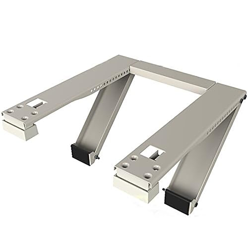 American Owned Universal Window Air Conditioner & Heat Pump Bracket Heavy-Duty Window AC Support-Support Air Conditioner Up to 180lbs for 12000 BTU AC to 24000 BTU AC Units Heavy Duty - size: HEAVY DUTY