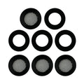 Voolan 4 Pack 3/4" Shower Head Filter Gasket + 4 Pack Rubber Washer, Creates A Seal to Prevent Leakage, for 1/2" Fixed Shower Head/Handheld Shower Hose - style: 8 Pack