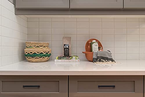 Ravinte Matte Black Cabinet Handles Solid Cabinet Pulls, 3 Inch CC, 5 Pack | Zinc Alloy, Slim Square Bar Grip, Smooth Drawer Pull Feel, Kitchen Cabinet Update, For Cupboards, Dressers, Drawers, Hardware - color: Black, size: Flat Black 3'' Hole Center