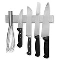 Modern Innovations 10 Inch Stainless Steel Magnetic Knife Bar with Multipurpose Use as Knife Holder, Knife Rack, Knife Strip, Kitchen Utensil Holder, Tool Holder, Art Supply Organizer, Home Organizer - size: 10 Inch