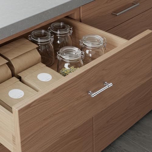 Ravinte Polished Chrome Kitchen Pulls Cabinet Handles 3 Inch 10 Pack - color: Polished Chrome, size: 3 Inches Hole Center